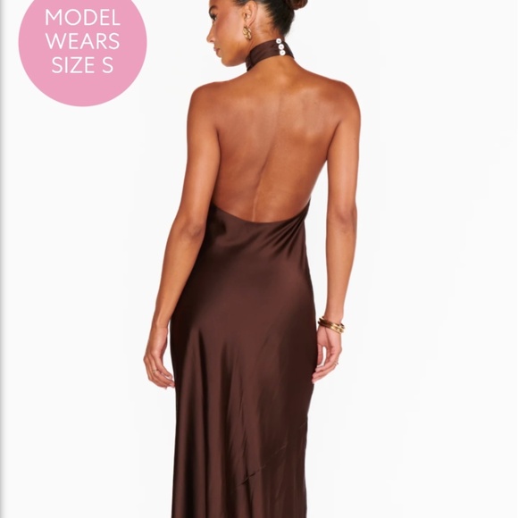 Show Me Your MuMu Brown Maxi Dress - Picture 2 of 7